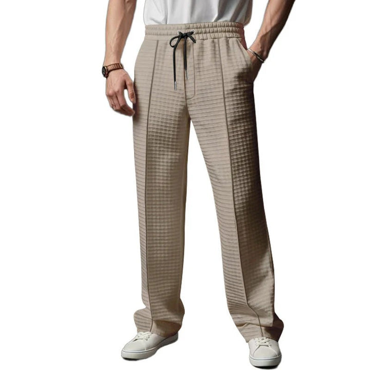 Blake - Men's Elastic Waist Straight Pants