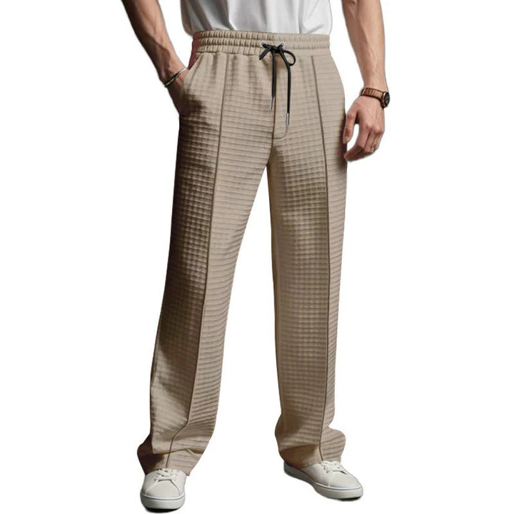 Blake - Men's Elastic Waist Straight Pants