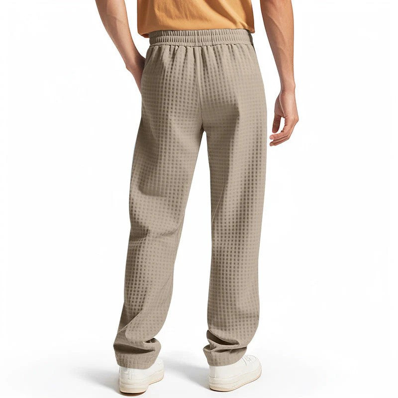 Blake - Men's Elastic Waist Straight Pants