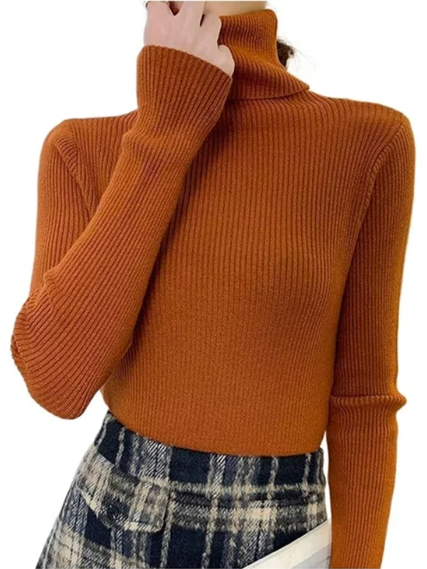 Women’s Knit Turtleneck Jumper | Long Sleeve