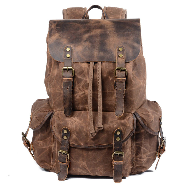 Nicolas - Canvas Leather Backpack