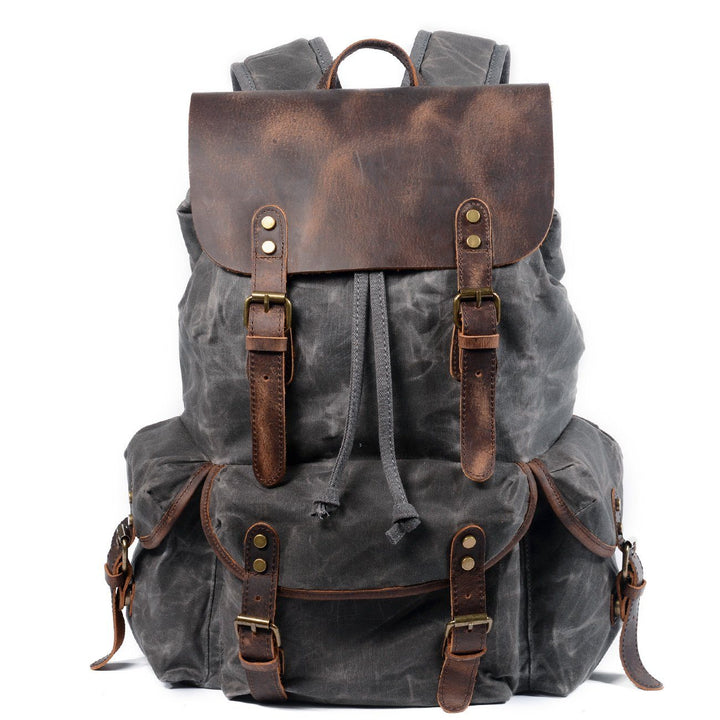 Nicolas - Canvas Leather Backpack