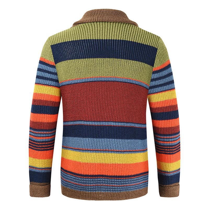 Carter - Men's Colorblock Lapel Sweater
