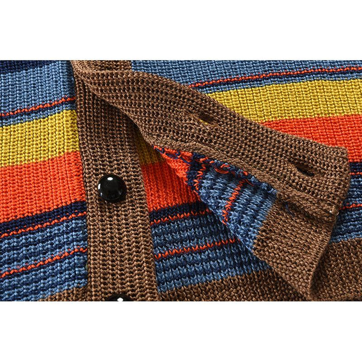 Carter - Men's Colorblock Lapel Sweater