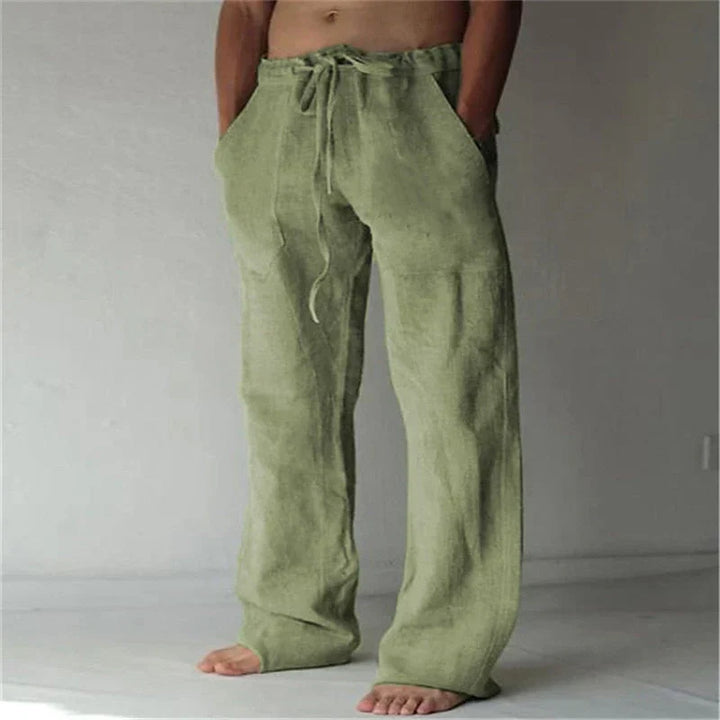 Men’s Drawstring Trousers | Wide Leg