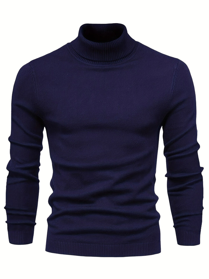 Billy - Men's Turtleneck Sweater in Wool