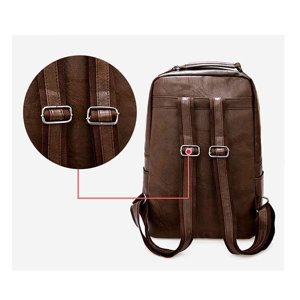 Cian - Men's Retro Leather Backpack