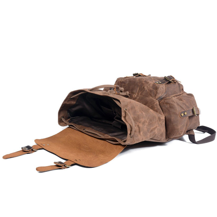 Nicolas - Canvas Leather Backpack