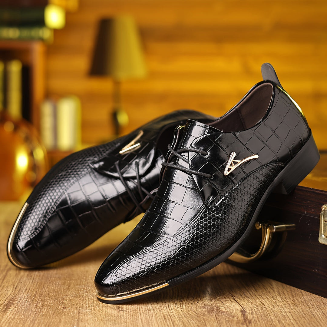 Brooks - Men's Timeless Leather Lace-up Dress Shoes