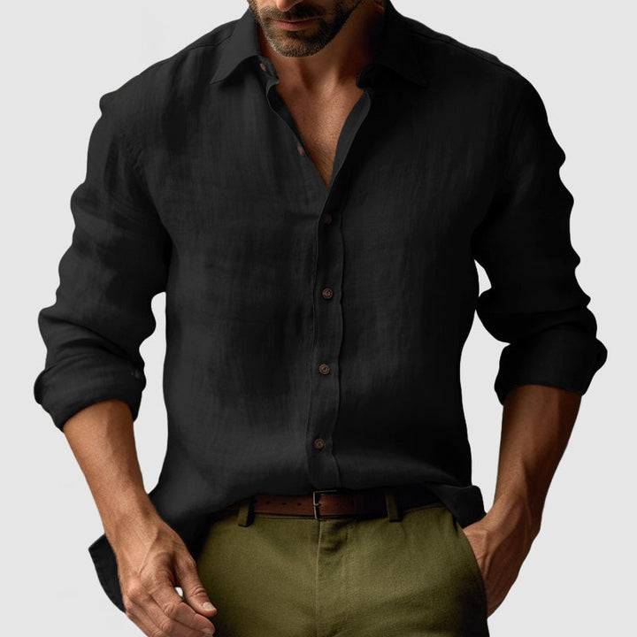 Men’s Button-Up Casual Shirt | Long Sleeve