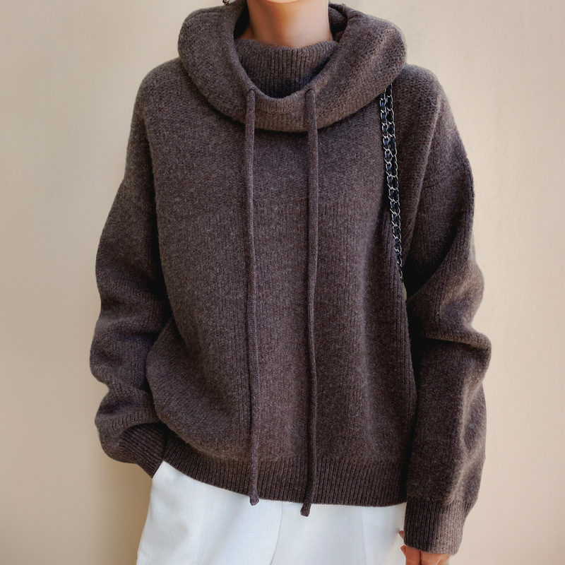 Women’s Knitted Roll Neck Jumper | Oversized