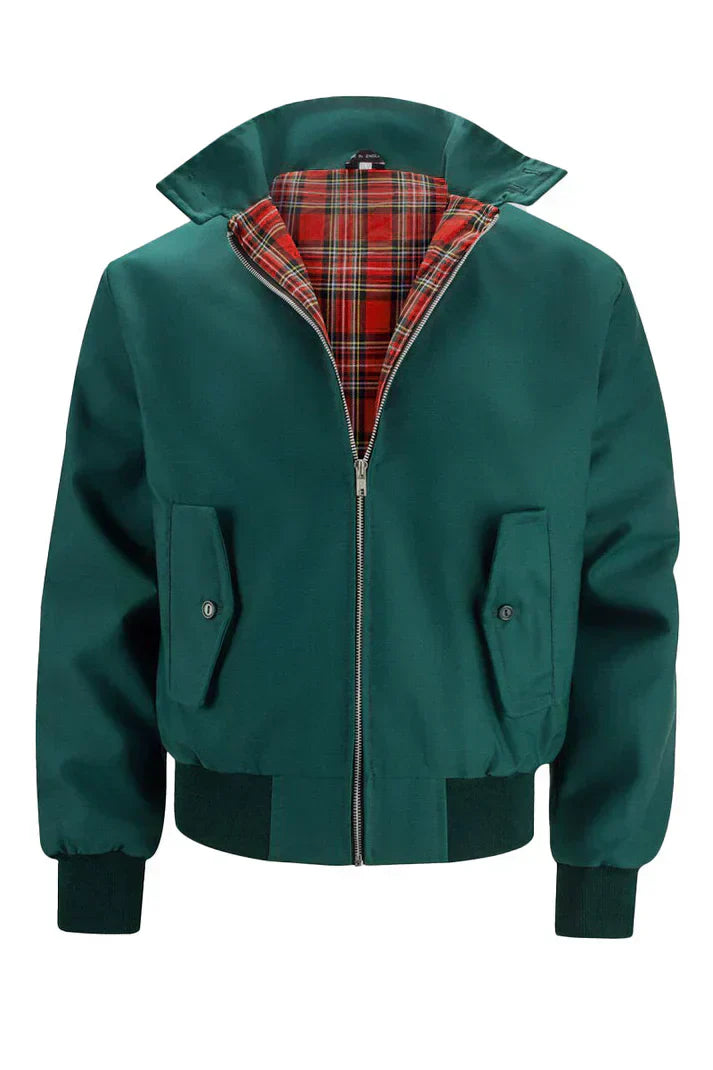 Men’s Retro Bomber Jacket | Tartan