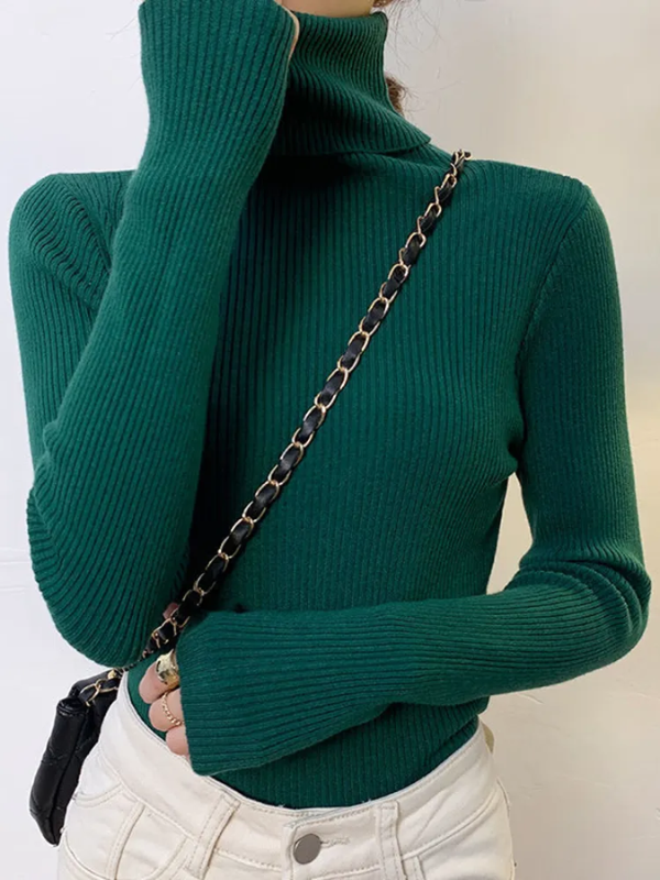 Women’s Knit Turtleneck Jumper | Long Sleeve