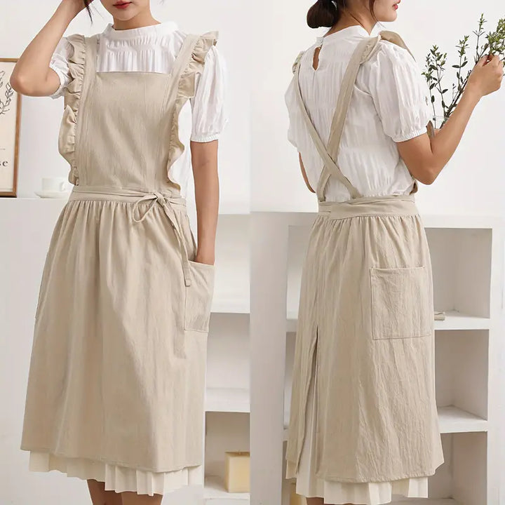 Women’s Ruffled Apron Dress | Summer