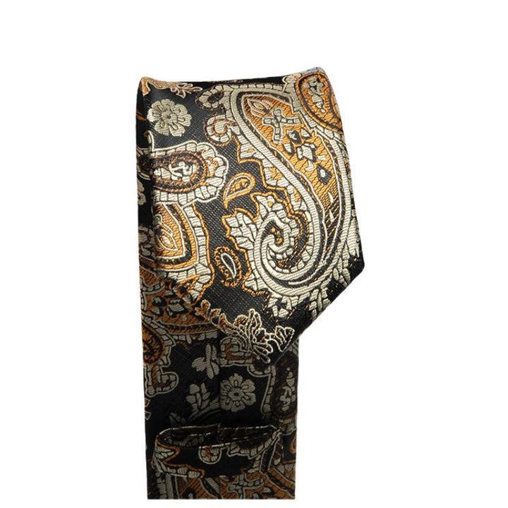 Keegan - Men's Paisley Cashew Design Tie