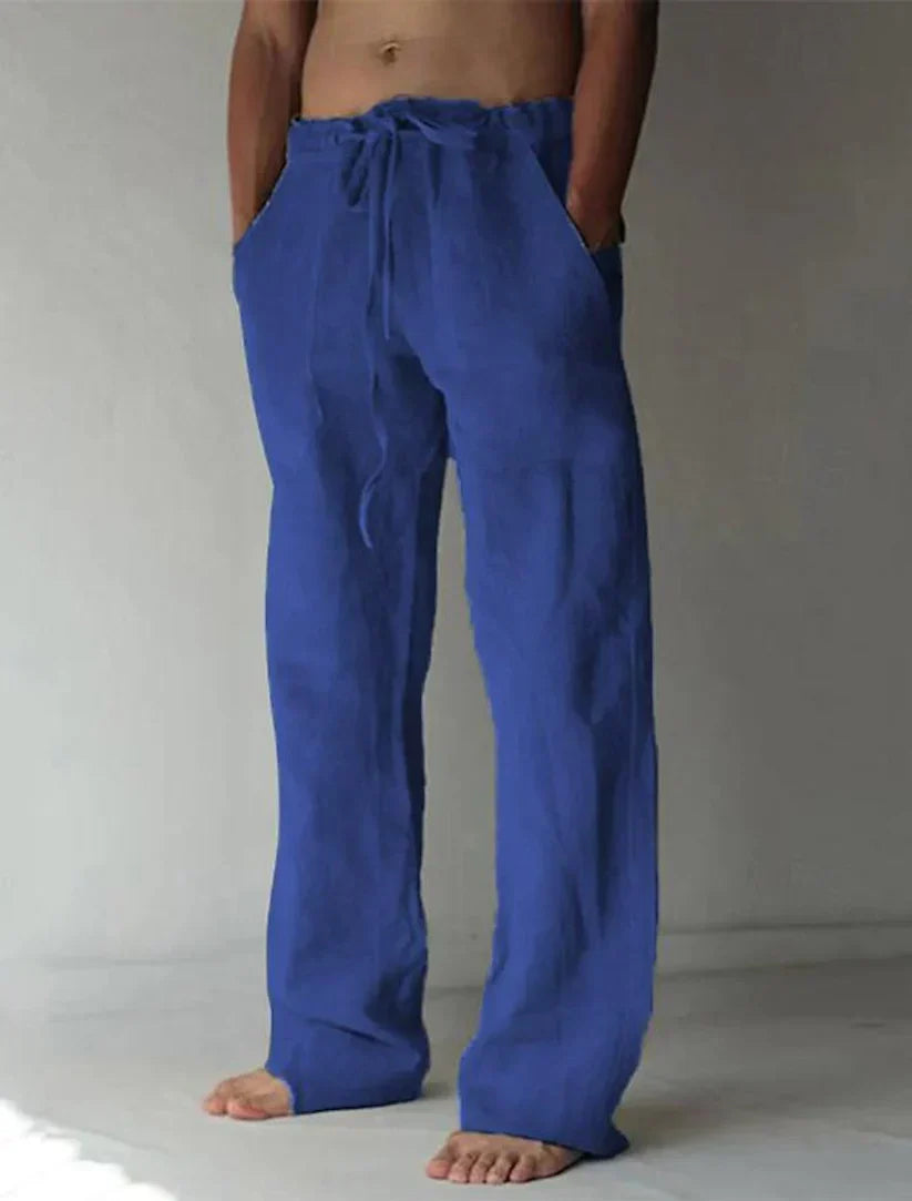 Men’s Drawstring Trousers | Wide Leg