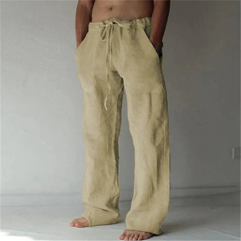 Men’s Drawstring Trousers | Wide Leg