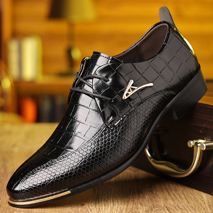 Brooks - Men's Timeless Leather Lace-up Dress Shoes