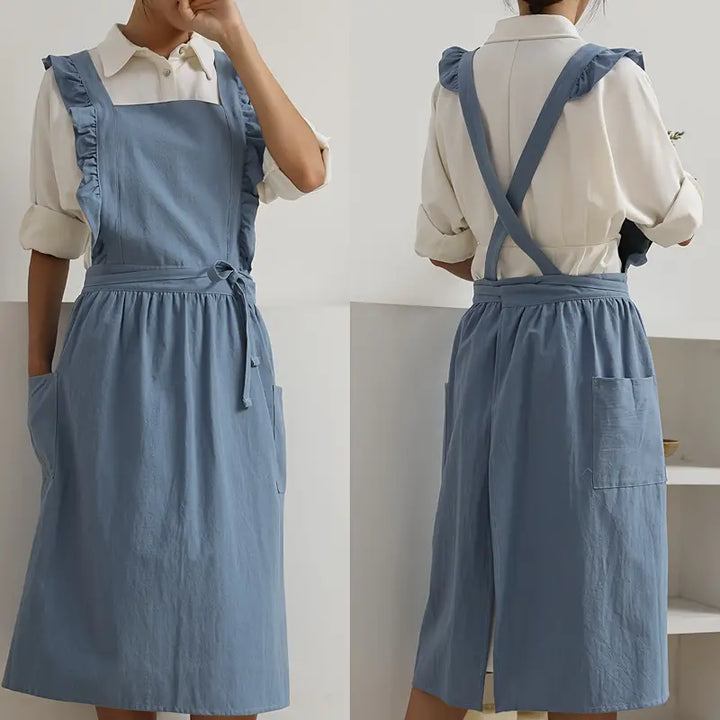 Women’s Ruffled Apron Dress | Summer
