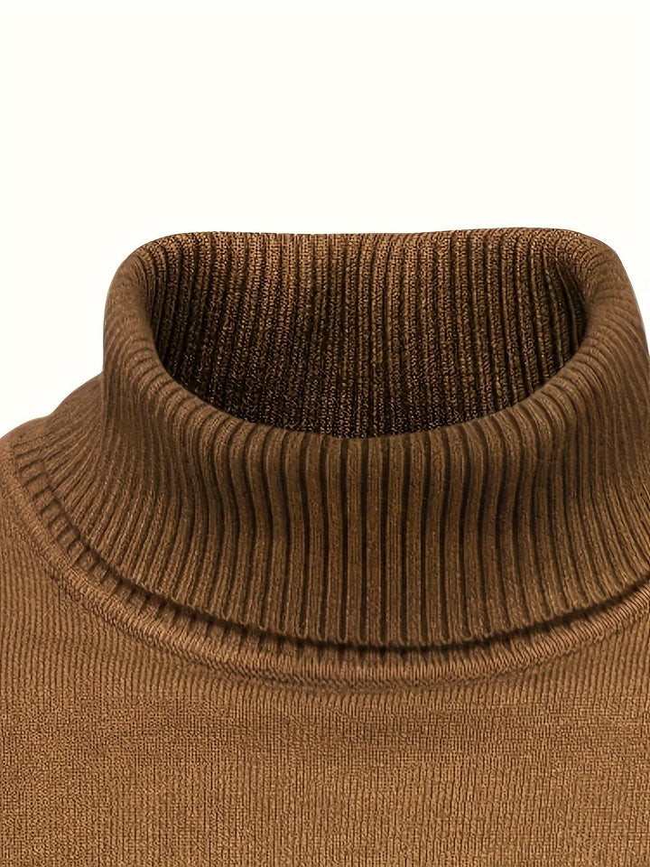 Billy - Men's Turtleneck Sweater in Wool