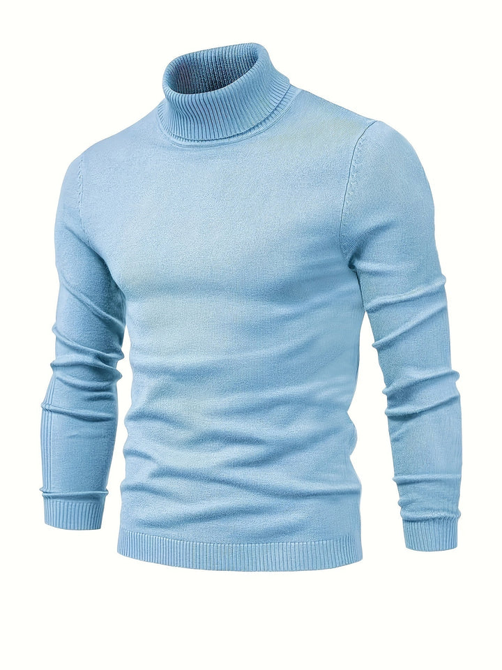 Billy - Men's Turtleneck Sweater in Wool