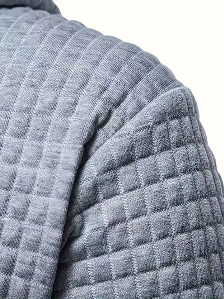 Bill - Men's Textured Waffle Hoodie