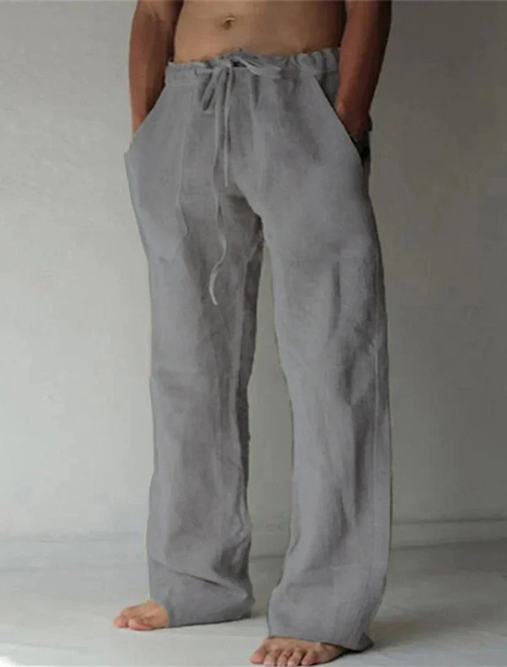 Men’s Drawstring Trousers | Wide Leg