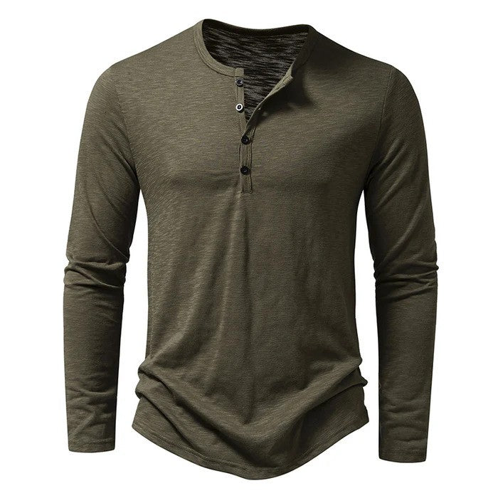 Hunter - Men's Solid Long Sleeve T-shirt