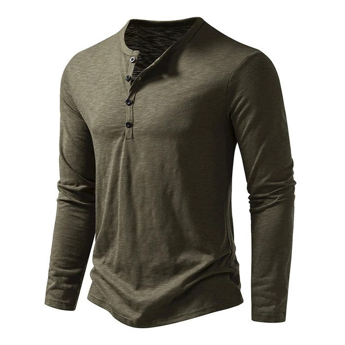 Hunter - Men's Solid Long Sleeve T-shirt
