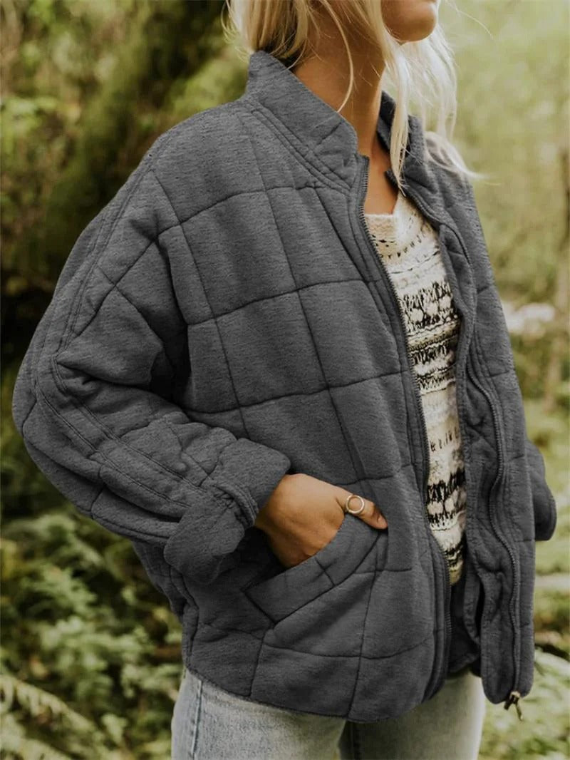 Women’s Oversized Quilted Jacket | Casual