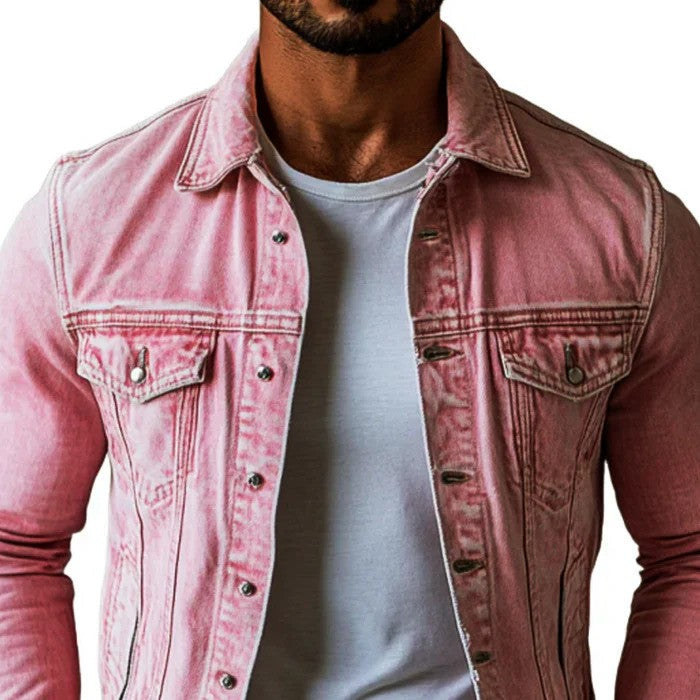 Jack - Men's Vintage Washed Denim Jacket