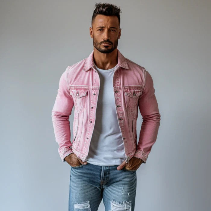 Jack - Men's Vintage Washed Denim Jacket