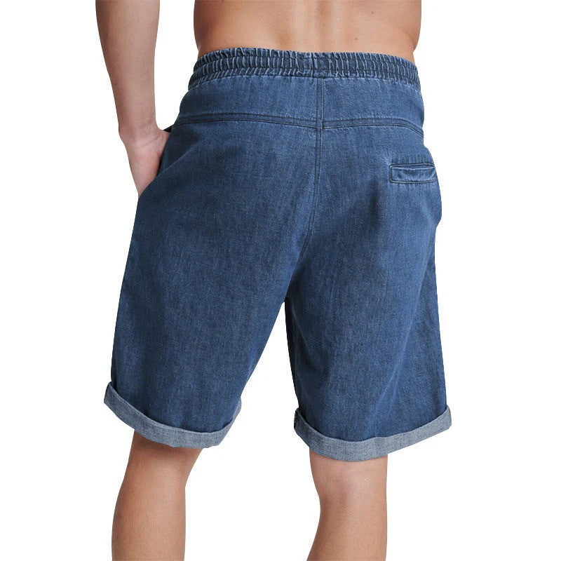 Joseph - Men's Solid Color Denim Shorts