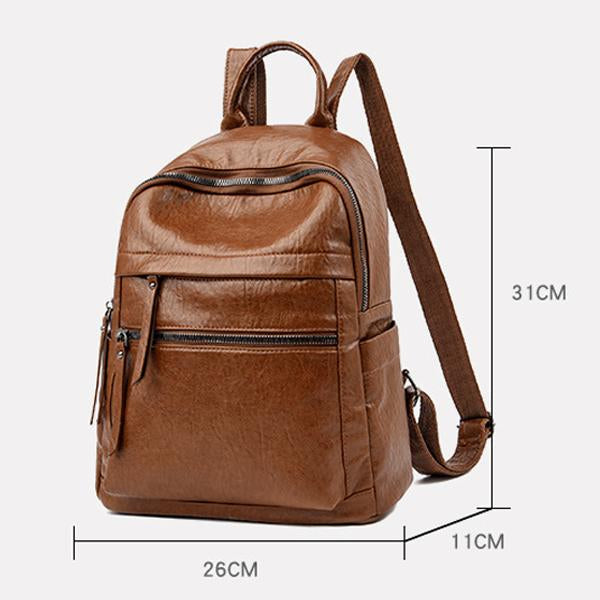 Kingsley - Vintage Soft Leather Backpack