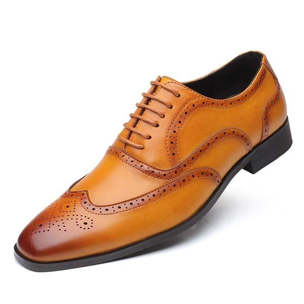 Ezekiel - Men's Classic Brogue Dress Shoes
