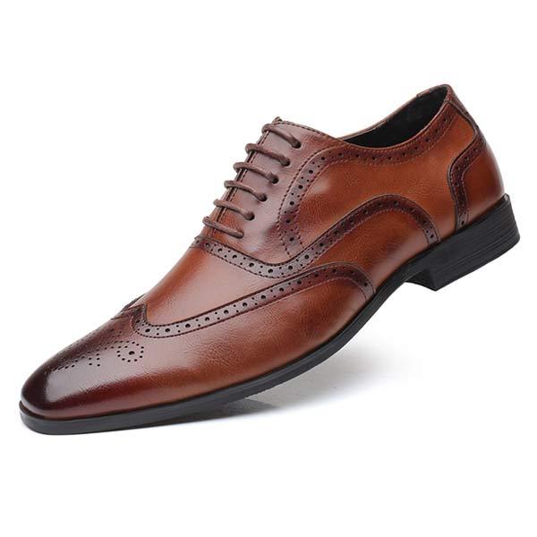 Ezekiel - Men's Classic Brogue Dress Shoes