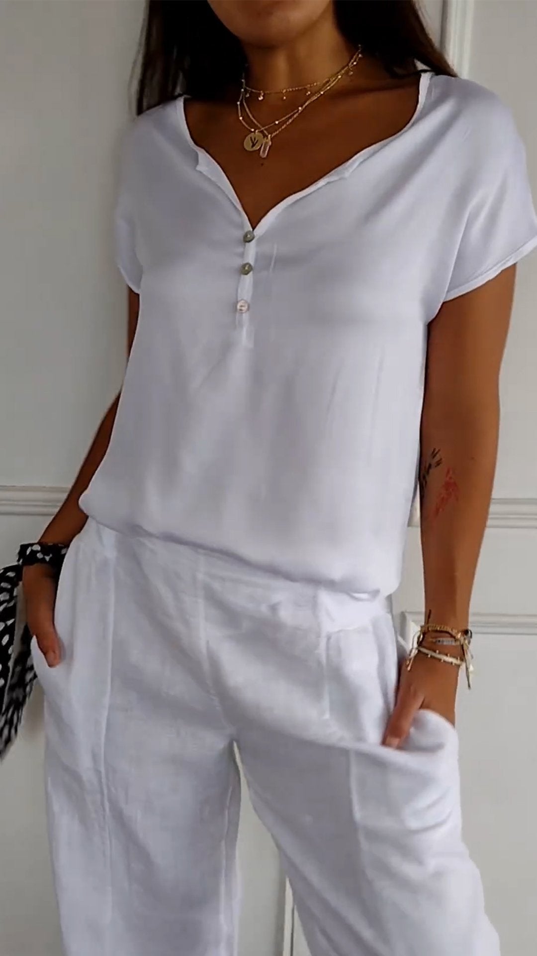 Women’s Casual Button Shirt | Short Sleeve