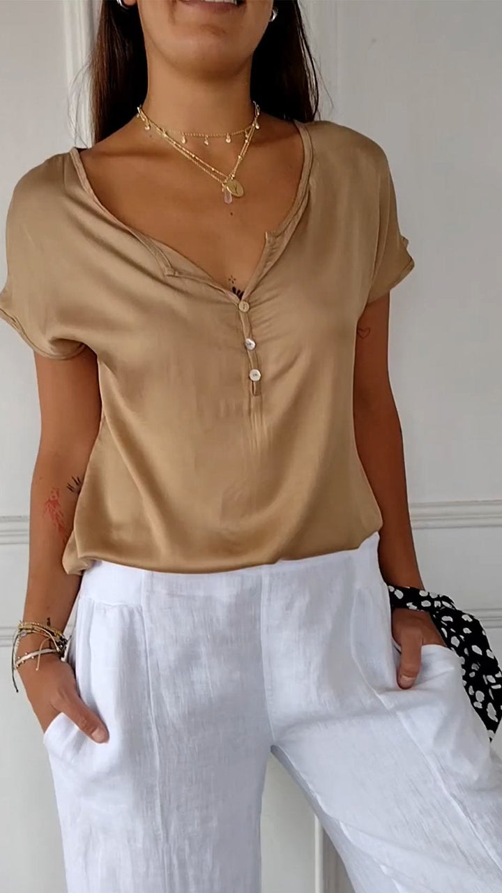 Women’s Casual Button Shirt | Short Sleeve