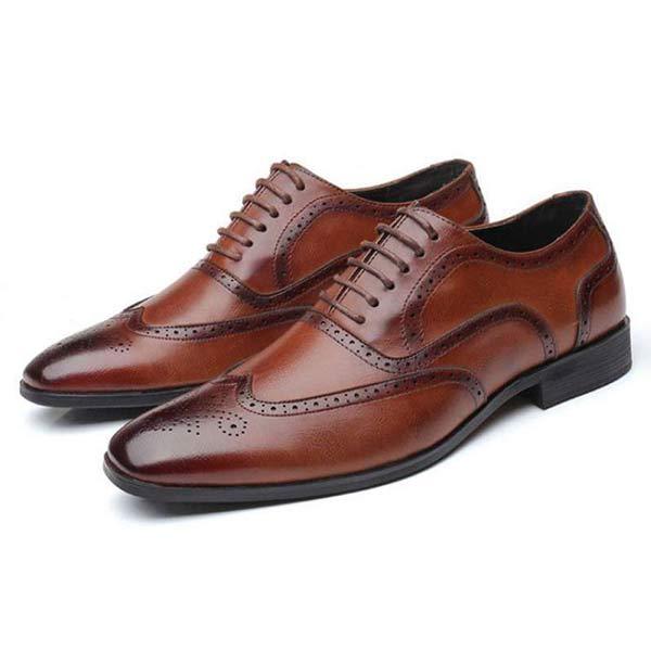 Ezekiel - Men's Classic Brogue Dress Shoes