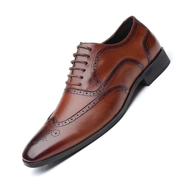 Ezekiel - Men's Classic Brogue Dress Shoes