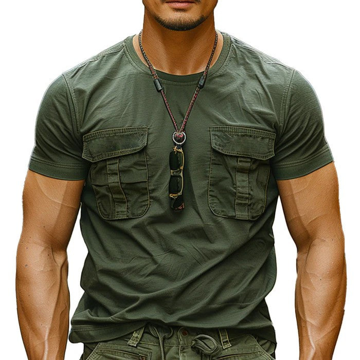 Jude - Men's Army Green T-shirt