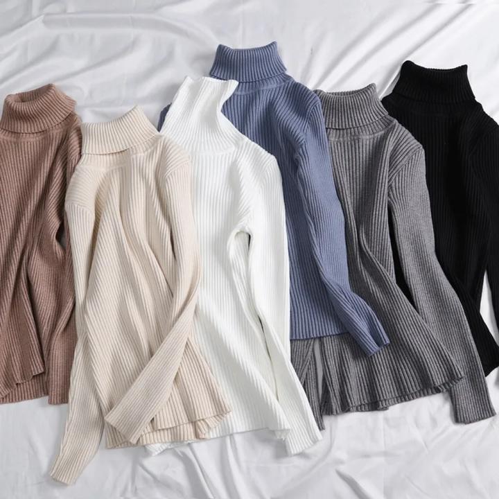 Women’s Knit Turtleneck Jumper | Long Sleeve