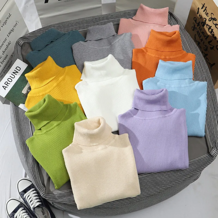Women’s Knit Turtleneck Jumper | Long Sleeve
