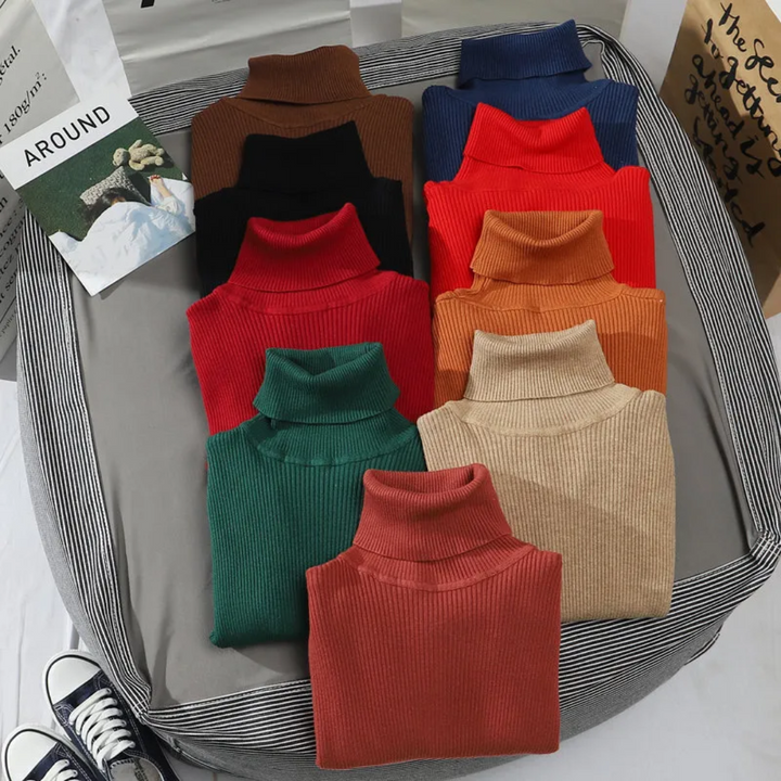 Women’s Knit Turtleneck Jumper | Long Sleeve