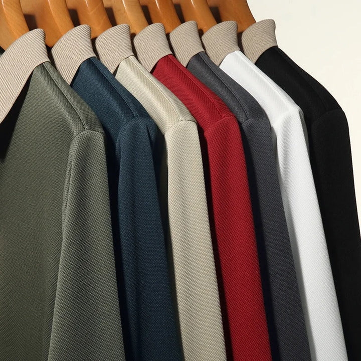 Men’s Contrast Collar Polo Shirt | Short Sleeve