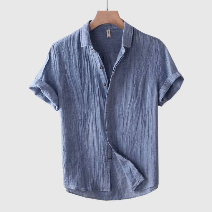 Men’s Short Sleeve Button-Up Shirt | Casual