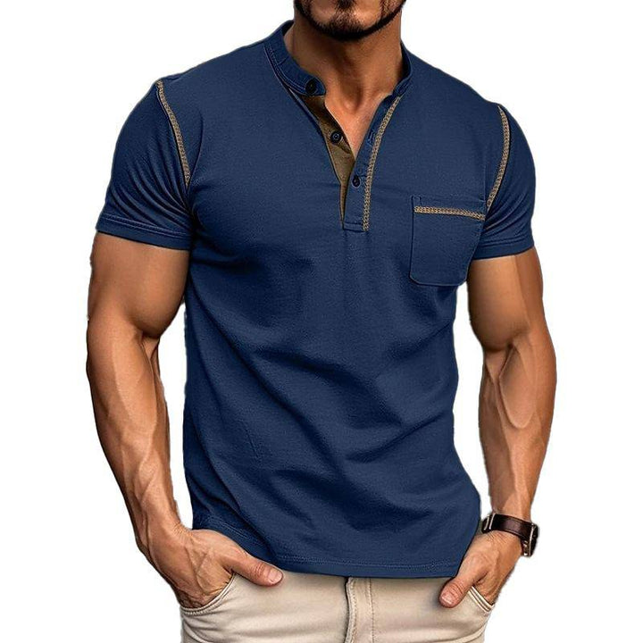 Men’s Muscle Fit Henley Shirt | Tight