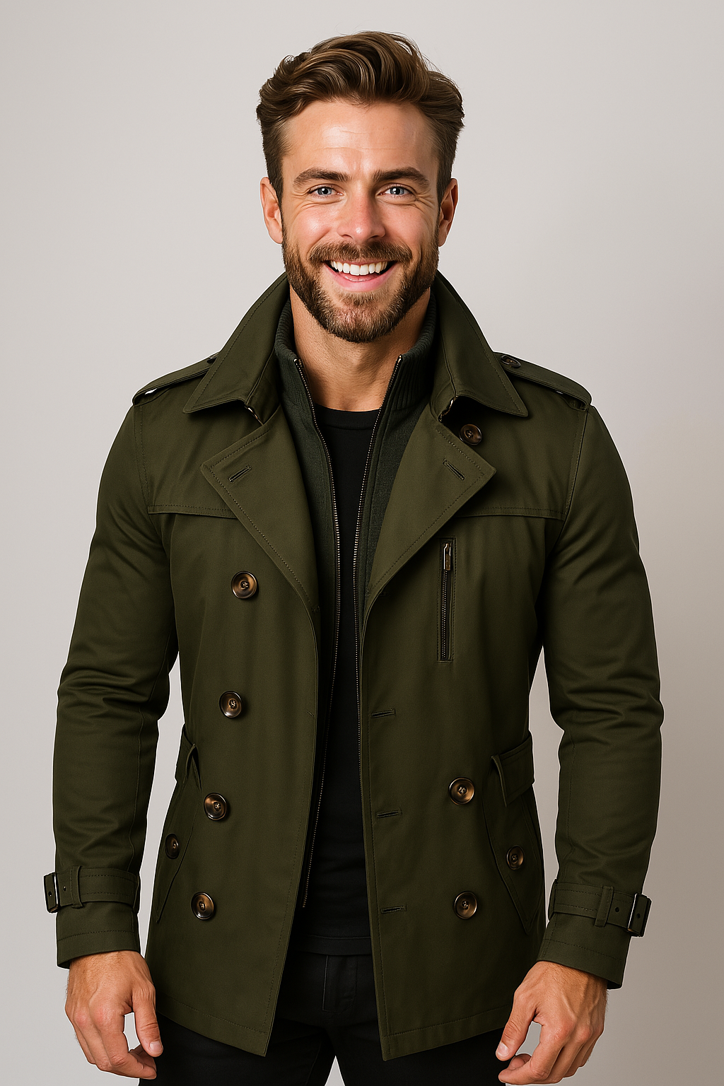 Men’s Classic Trench Coat | Long