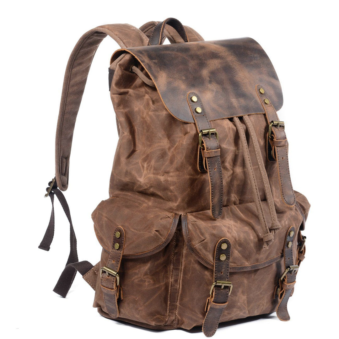Nicolas - Canvas Leather Backpack