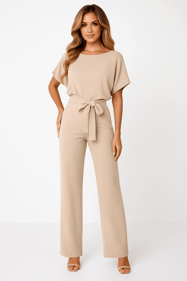 Women’s Belted Elegant Jumpsuit | Loungewear